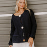 Cozy Cuddles Knit Cardigan in Navy Image - 1