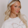 Cue The Chic Tweed Headband in Sky Blue Image - 1