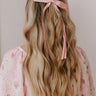 Darling Smile Bow Hair Clip in Pink Image - 1