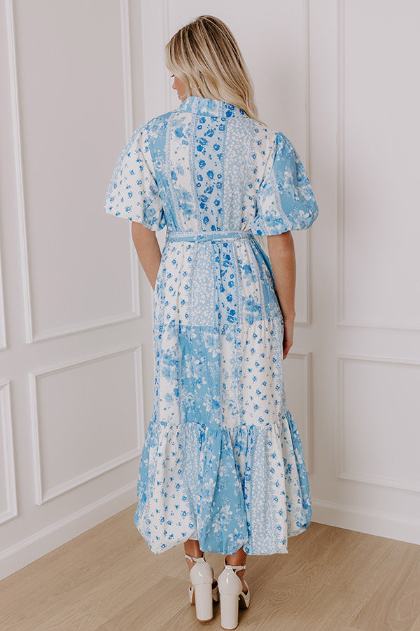 LOVE SHOT DRESS - BLUE MULTI