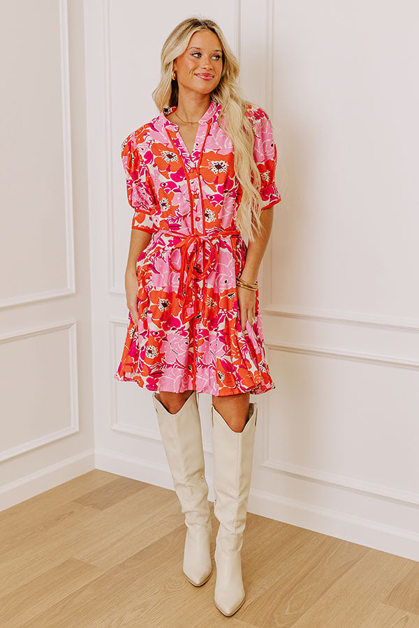 Sunny With A Chance of Blooms Mini Dress Image - 2