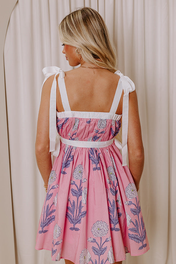 Sunny Charm Floral Mini Dress Image - 4