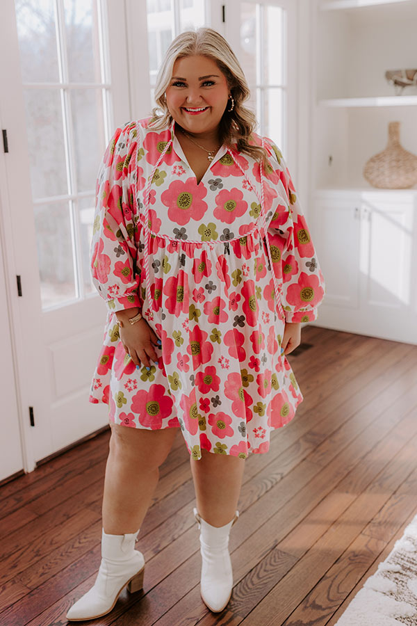 Full Of Joy Color Block Mini Dress Curves