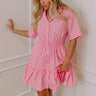 Cool Composure Mini Dress in Pink Image - 1