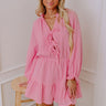 Spring Fling Front Tie Romper in Pink Image - 1