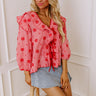 Southern Belle Floral Embroidered Top Image - 1
