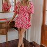 Exclusive Party Floral Tiered Mini Dress Image - 1
