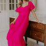 Sweet Serendipity Maxi Dress in Hot Pink Image - 1