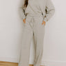 Cozy Lifestyle High Waist Vintage Wash Pants in Grey Image - 1