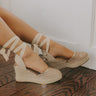 The Daniela Lace Up Wedge Image - 1