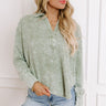 Timeless Classic Mineral Wash Tee in Sage Image - 1