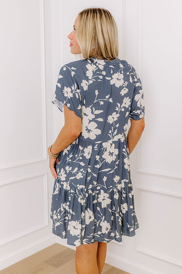 So Cheerful Floral Mini Dress Image - 4