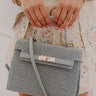 Adeline Woven Purse in Airy Blue Image - 1