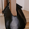 Tracy Vegan Leather Shoulder Bag in Black Image - 1