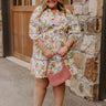 French Garden Floral Mini Dress Curves Image - 1