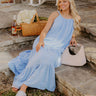 Feeling Giddy Maxi Dress in Sky Blue Image - 1