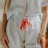Lakeside Bliss Stripe Pajama Shorts Image - 1