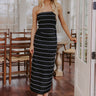 Miami Brunch Stripe Midi Skirt Image - 1