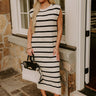 Sunset Sail Knit Midi Dress in Cream Image - 1