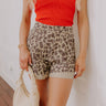 The Lola High Waist Leopard Shorts Image - 1