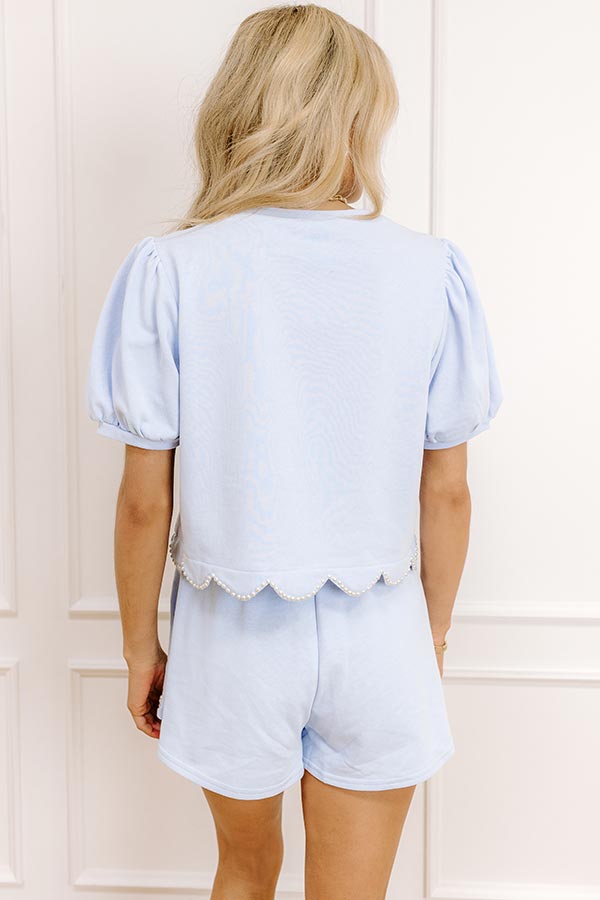 Classic X-Long Skort (sky blue)