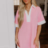 Country Club Brunch Mini Dress in Pink Image - 1