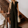 Vip Party Wide Leg Jumpsuit in Black Image - 1