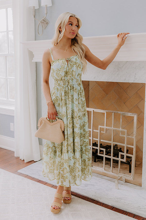 Simply Serene Floral Midi Dress – Impressions Online Boutique