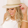 Coastal Cruise Raffia Woven Hat in Ivory Image - 1