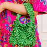 Vacay Vibes Embellished Purse in Green Image - 1