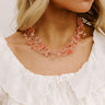 Simply Sweet Layered Necklace in Blush Image - 1