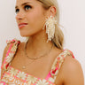 Vacay Bound Beaded Earrings in Cream Image - 1