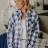 Countryside Charm Oversized Plaid Button Up Image - 1