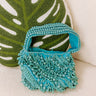 Vacay Vibes Embellished Purse in Turquoise Image - 1