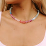 Calm Energy Semi Precious Necklace in Pink Image - 1