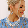 Kind Smile Earrings in Blue Image - 1