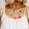 Bubbly Personality Layered Charm Necklace Image - 1