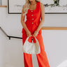 Boss Babe Wide Leg Jumpsuit in Scarlet Image - 1