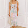 Sunset Soirée Smocked Midi Dress Image - 1