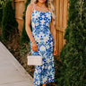 Ocean Eyes Floral Midi Dress Image - 1