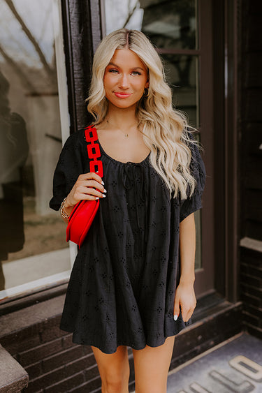 Central Park Stroll Eyelet Romper main image 1