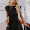 Cheers To Happiness Mini Dress in Black Image - 1