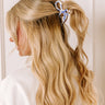 Coquette Charm Claw Hair Clip in Blue Image - 1