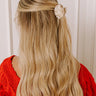 Collecting Seashells Hair Claw Clip in Iced Latte Image 1