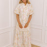 Classic Charm Floral Eyelet Maxi Dress Image - 1