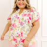 Gleaming Smile Floral Top Curves Image 1
