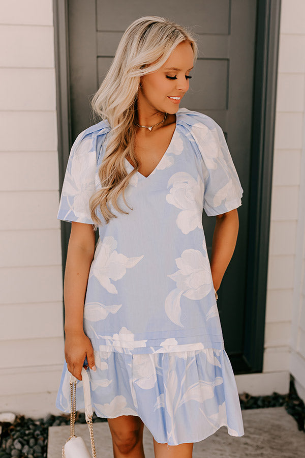 Floral Moment Embroidered Mini Dress in Black  Impressions Online Boutique