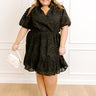 Mimosa Toast Eyelet Mini Dress Curves Image 1