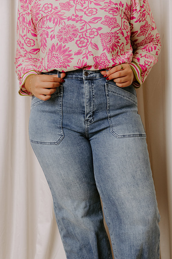 The Juniper Midrise Wide Leg Jean Curves Image - 3