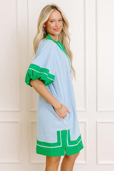 BOARDWALK DATES WOVEN MINI DRESS